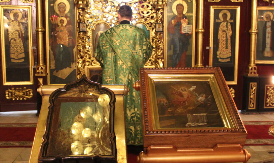 Память святого блаженного Прокопия Вятского (2-3 января 2021). Фотографии со службы