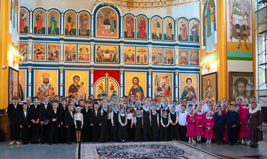 Детская Божественная литургия в праздник Сретения Господня